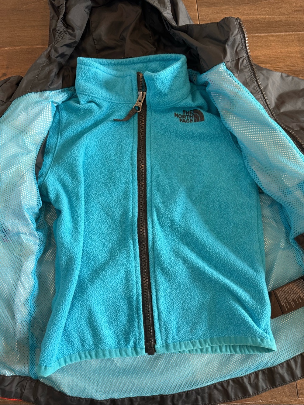 4pc sz 3T toddler jackets - The North Face & Gap puffy puffer fleece Dryvent - Picture 4 of 11